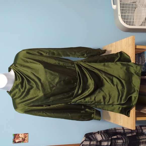 ZARA Dress Green Size Small - Picture 2 of 8